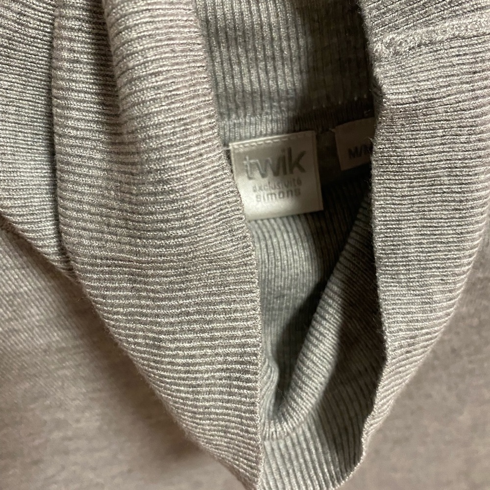 Twik BASIC FITTED TURTLENECK DRESS - Picture 2 of 3